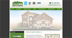 Desktop Screenshot of greenecobuilds.com